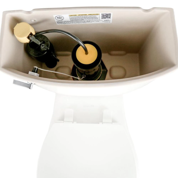 KOHLER Elmbrook The Complete Solution 2-Piece 4.8 LPF Single Flush Elongated Toilet in White - Image 3