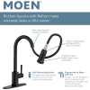 MOEN Sleek MotionSense Single-Handle Pull Down Touchless Kitchen Faucet in Matte Black - Image 2
